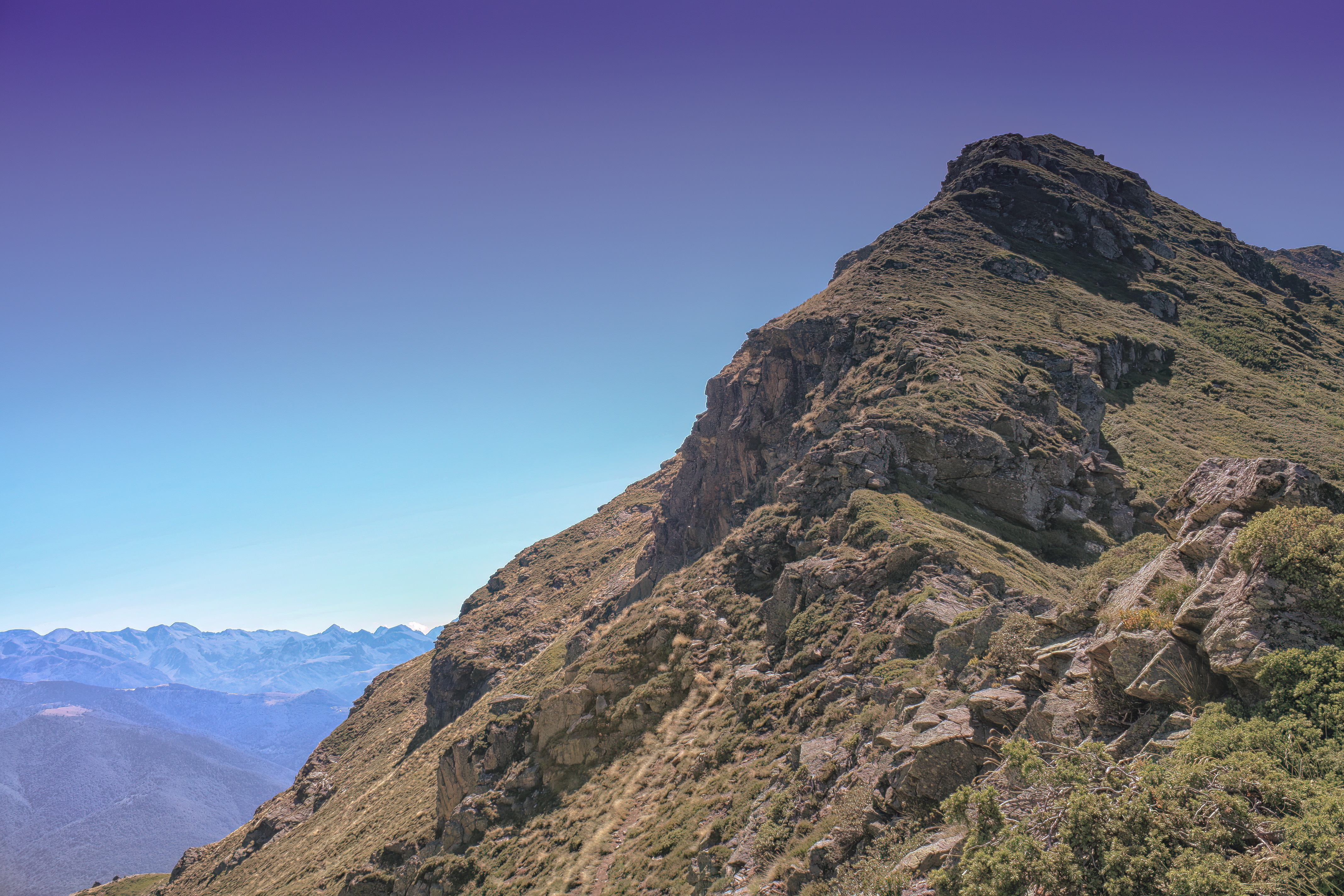 L' arête du coté opposé au Saint-Barthélémy